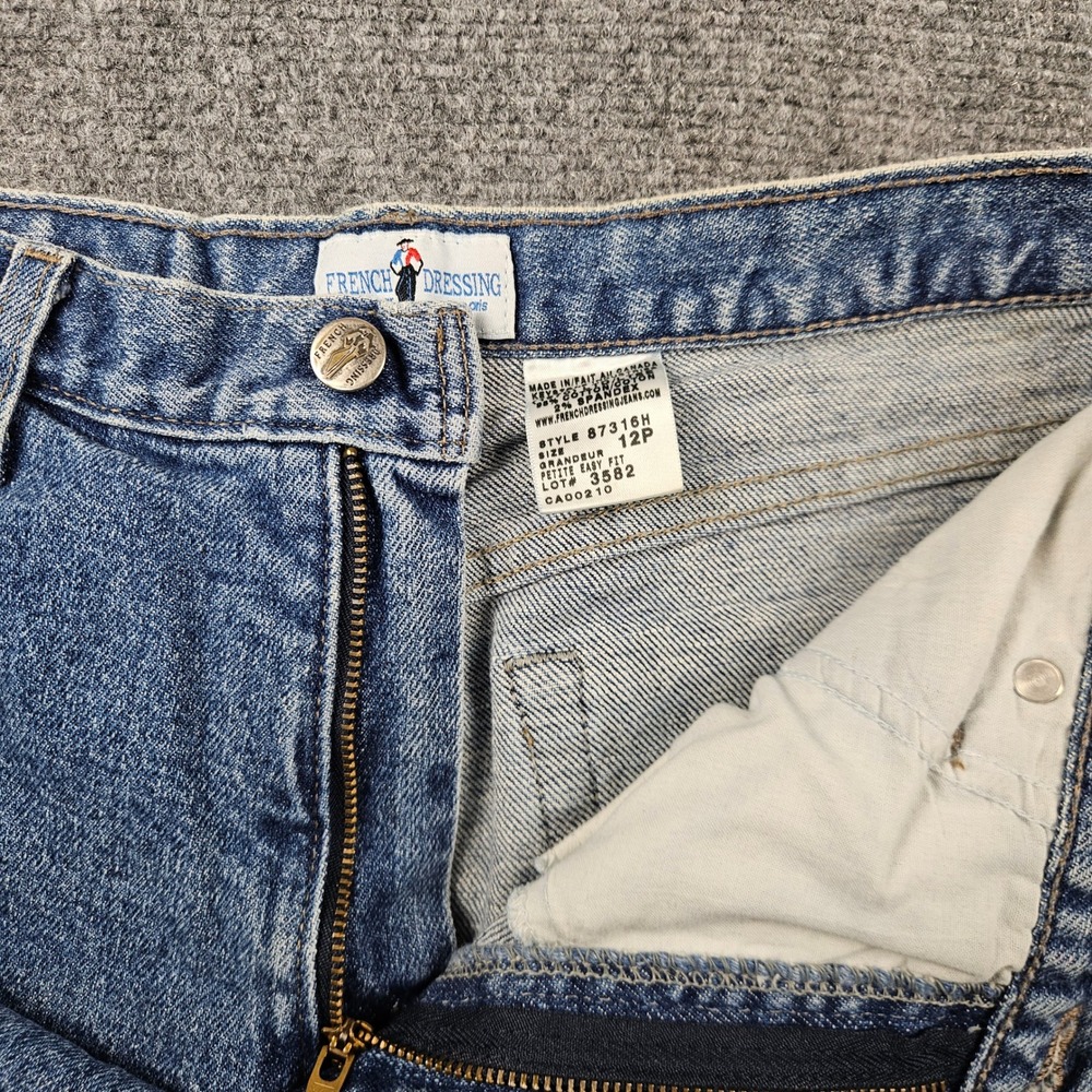 French Dressing Jeanswear Western Wear Classic Petite Easy Fit Jeans 12P Blue - Picture 4 of 8